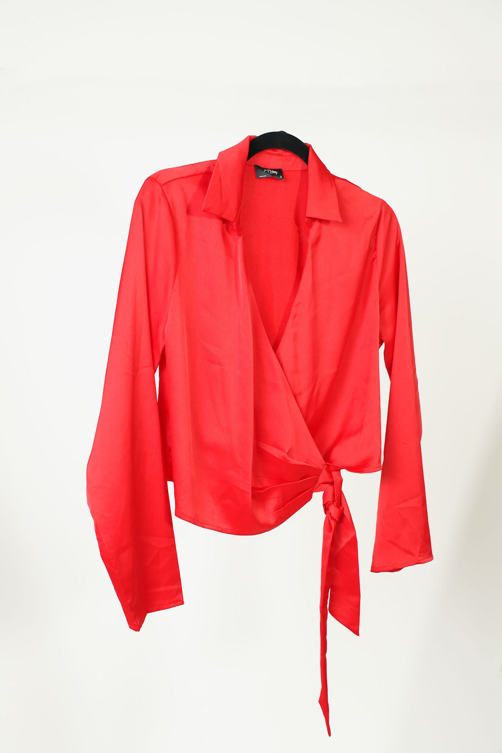 Blusa Rojo Manga Larga